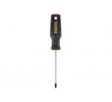 Отвертка Denzel PH1x100 мм, CrV, трехкомпонентная рукоятка 12174