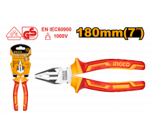 Плоскогубцы диэлектрические INGCO INDUSTRIAL 180 мм HICP28188