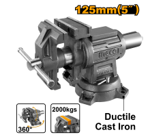 Тиски с поворотом в двух плоскостях 125 мм INGCO INDUSTRIAL HBV085