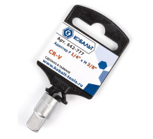 Адаптер КОБАЛЬТ F 1/4"х M 3/8", Cr-V  642-777