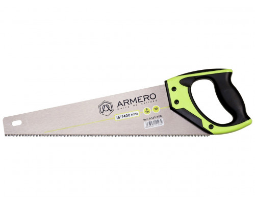 Ножовка ARMERO по дереву 400 мм, средний зуб A531/400