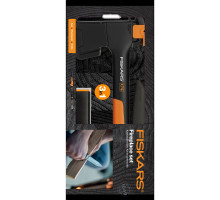 Набор Fiskars: Топор Х7 + точилка для топоров и ножей + нож К40  1059024