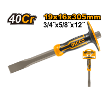 Зубило плоское с протектором INGCO INDUSTRIAL 305х19х16 мм HCCL851916