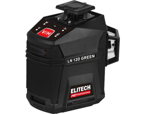 Лазерный уровень ELITECH HD LN 12D GREEN