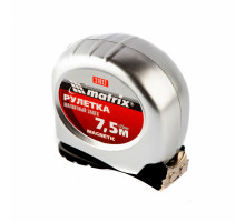 Рулетка 7,5 м х 25 мм, магнитный зацеп MATRIX Magnetic 31012