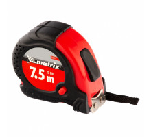 Рулетка 7,5 м х 25 мм, зацеп с магнитом MATRIX Status magnet fixation 31031