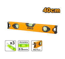 Строительный алюминиевый уровень INGCO 40 см HSL18040