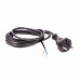 Шнур электрический соединительный, для настольной лампы, 1,7 м, 120 Вт, чёрный  Сибртех 96015