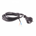 Шнур электрический соединительный, для настольной лампы, 2,2 м, 120 Вт, чёрный  Сибртех 96016