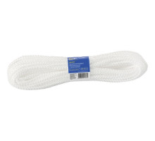 Шнур вязаный полипропиленовый с сердечником белый, 5 мм, L20 м, 90-100 кгс СИБРТЕХ 93958