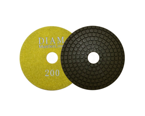 Алмазный гибкий шлифовальный круг 100 мм Diam MASTERLINE WET №200, мокрая полировка 000576