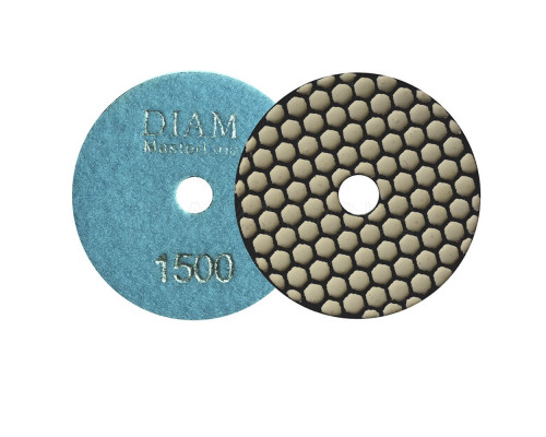 Алмазный гибкий шлифовальный круг 100 мм Diam MasterLine №1500, сухая полировка 000570