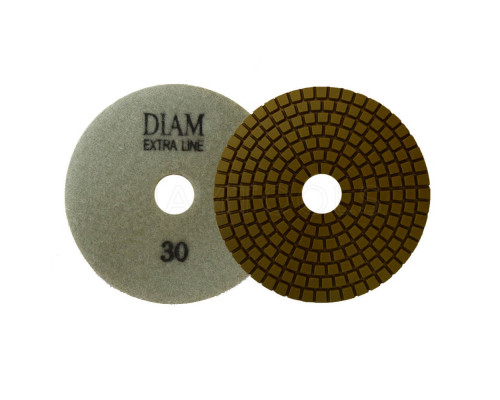 Алмазный гибкий шлифовальный круг 100 мм Diam EXTRA LINE WET №30, мокрая полировка 000564