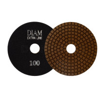 Алмазный гибкий шлифовальный круг 100 мм DIAM EXTRA LINE WET №100 мокрая полировка 000511