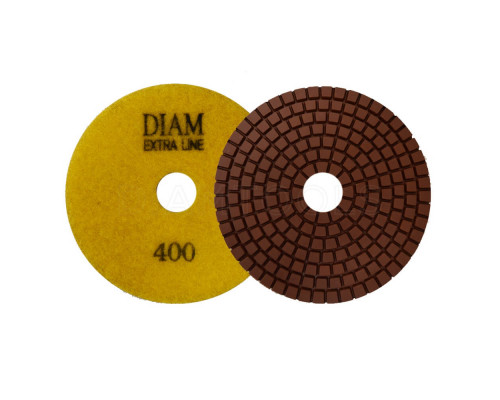 Алмазный гибкий шлифовальный круг 100 мм Diam EXTRA LINE WET №400, мокрая полировка 000513