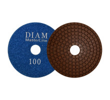 Алмазный гибкий шлифовальный круг 100 мм Diam MASTERLINE WET №100, мокрая полировка 000575