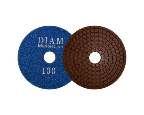 Алмазный гибкий шлифовальный круг 100 мм Diam MASTERLINE WET №100, мокрая полировка 000575
