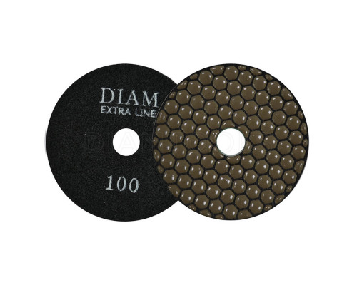 Алмазный гибкий шлифовальный круг 100 мм Diam Extra Line №100, сухая полировка 000520