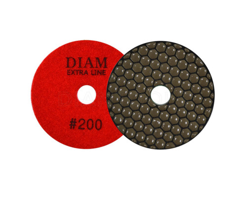Алмазный гибкий шлифовальный круг 100 мм Diam Extra Line №200, сухая полировка 000521