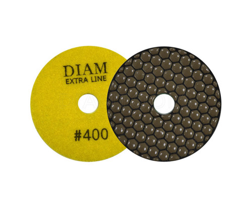 Алмазный гибкий шлифовальный круг 100 мм Diam Extra Line №400, сухая полировка 000522