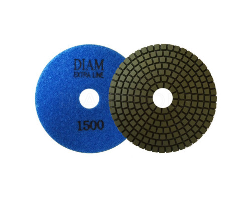 Алмазный гибкий шлифовальный круг 100 мм Diam EXTRA LINE WET №1500, мокрая полировка 000515