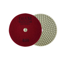 Алмазный гибкий шлифовальный круг 100 мм Diam MasterLine Universal №600 мокрая, сухая полировка 000640