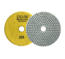 Алмазный гибкий шлифовальный круг 125 мм Diam MasterLine Universal №100 мокрая, сухая полировка 000644