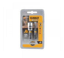 Набор бит DeWalt Flextorq T 25 x 50 мм, 2 шт. + держатель DeWalt Magnetic screw lock,  DT70538T