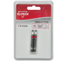 Биты (2 шт; SL5; 50 мм; S2; 54-58 HRC) Elitech 1820.071700