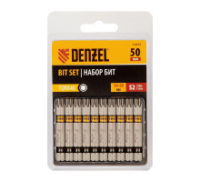 Набор бит TORX T40, 50 мм, сталь S2, шестигранный профиль, 10 шт Denzel 11672