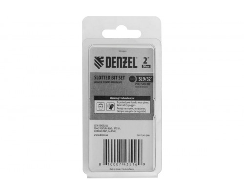 Бита SL7x50, 5 шт. Denzel 7711313 Бита SL7x50, 5 шт. Denzel 7711313