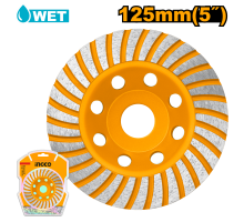 Чашка алмазная турбо INGCO 125х22,2 мм CGW011251