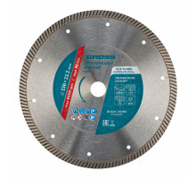 Диск алмазный Gross Turbo 230 х 22,2 мм, турбо, сухой рез 73034