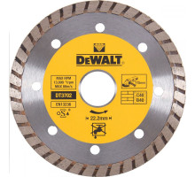 Алмазный круг Dewalt DT 3702, универсальный 115 x 22.2 мм