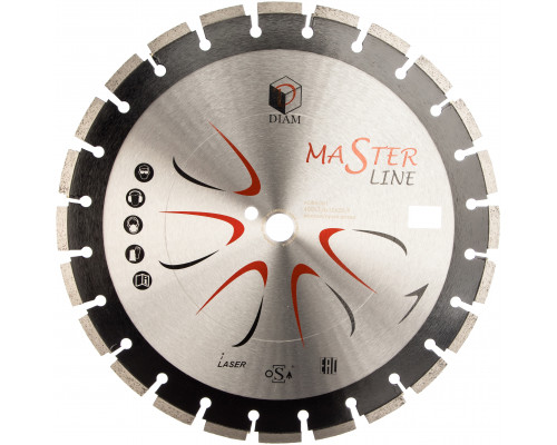 Алмазный диск DIAM Master Line 500x3.4x10x25.4 асфальт 000490