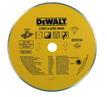 Алмазный круг Dewalt DT 3734, сплошной 254 x 25,4 мм