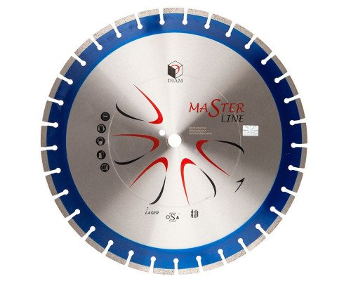 Алмазный диск DIAM Master Line 500x3.4x10x25.4 железобетон 000506