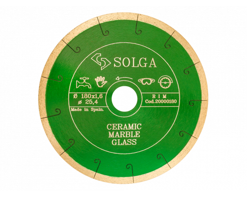 Диск алмазный Solga Diamant Ceramics, Marble 180x25,4 мм 20000180