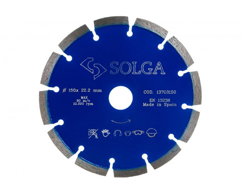 Диск алмазный Solga Diamant Professional 150x22,2 мм 13703150 Диск алмазный Solga Diamant Professional 150x22,2 мм 13703150
