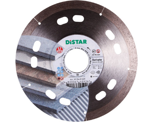 Диск алмазный Distar (1A1R) Esthete 115 x 22,2 мм 11115421009 Диск алмазный Distar (1A1R) Esthete 115 x 22,2 мм 11115421009