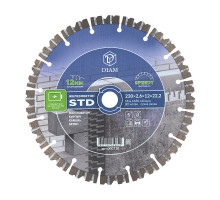 Диск алмазный DIAM железобетон STD 230х2,6х12х22,2 000710
