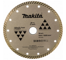 Диск алмазный турбо по граниту (180х22.2 мм) Makita B-28064