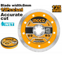 Диск алмазный сплошной INGCO 125х22,2 мм DMD021252M