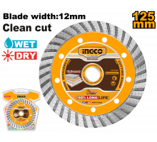 Диск алмазный турбо INGCO INDUSTRIAL 125x22,2 мм DMD031251