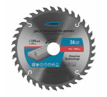 Пильный диск по дереву GROSS 190 x 30, 36 зубьев 73319