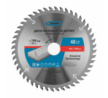 Пильный диск по дереву GROSS 190 x 30, 48 зубьев 73320