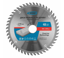 Пильный диск по дереву GROSS 210 x 32(30), 48 зубьев 73328