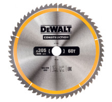 Пильный диск DeWalt Construction 305 x 30, 60 зубьев DT 1960