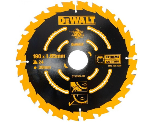 Пильный диск DeWalt Extreme 190 x 30, 24 зуба DT 10304