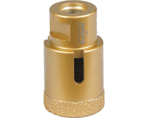 Коронка алмазная для УШМ (57 мм; М14) ELITECH 1820.122600 Коронка алмазная для УШМ (57 мм; М14) ELITECH 1820.122600